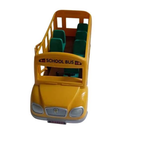 Calico Critters Yellow School Bus Sylvanian Families - Picture 1 of 8